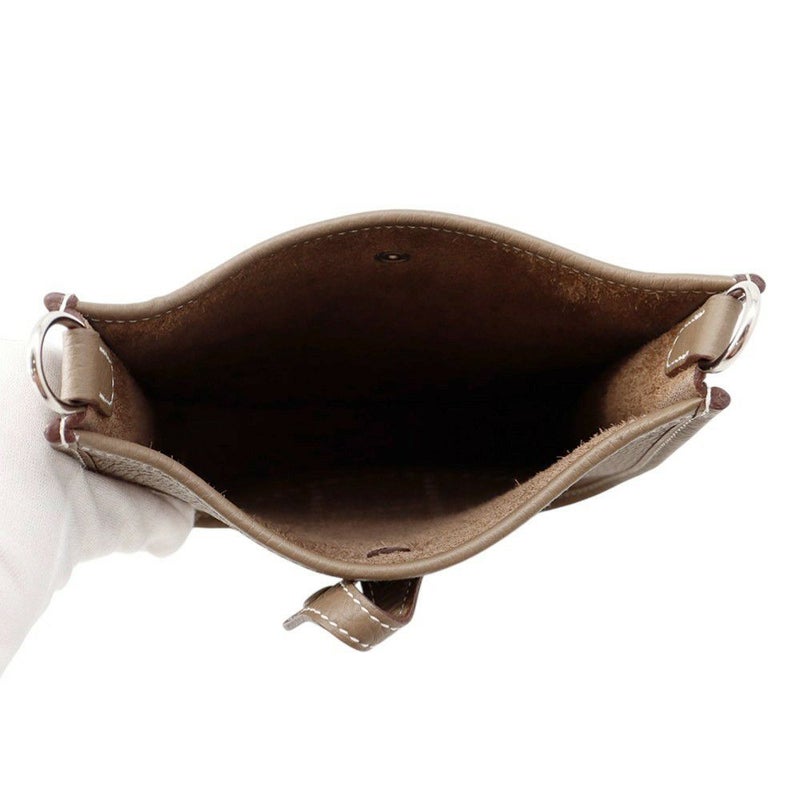 エルメス エブリンTPM 111cm アマゾン エトゥープ/ブルーインディゴ/シルバー金具 トリヨンクレマンス W刻印