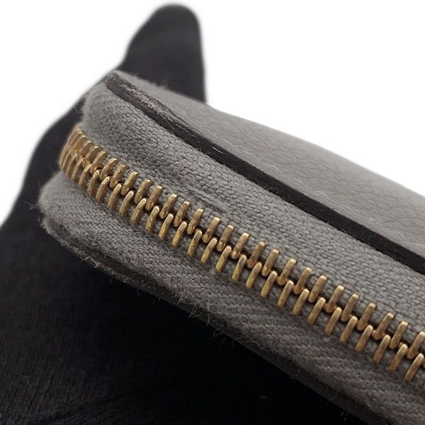 エルメス 二つ折り財布 ジップアンゴー2 シェーヌダンクル グリメイヤー/ゴールド金具 エバーカラー W刻印 財布