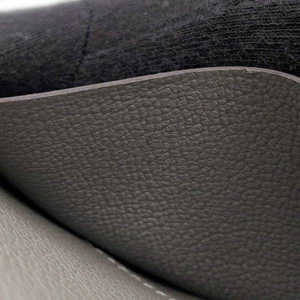 エルメス 二つ折り財布 ジップアンゴー2 シェーヌダンクル グリメイヤー/ゴールド金具 エバーカラー W刻印 財布