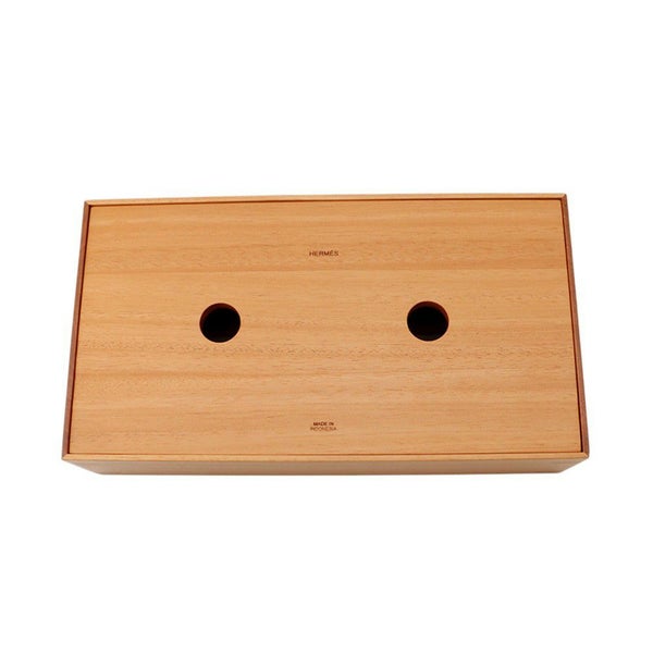 エルメス  ティッシュケース プレイヤード PM フォーヴ マホガニー/トリヨン・リス HERMES ケース