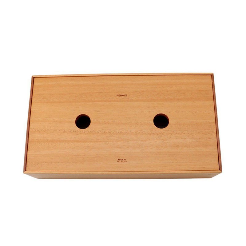 エルメス  ティッシュケース プレイヤード PM フォーヴ マホガニー/トリヨン・リス HERMES ケース