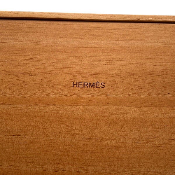 エルメス  ティッシュケース プレイヤード PM フォーヴ マホガニー/トリヨン・リス HERMES ケース