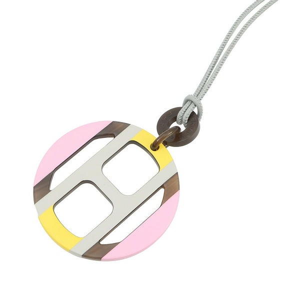 エルメス ネックレス Hエキップ Equipe バッファローホーン HERMES アクセサリー