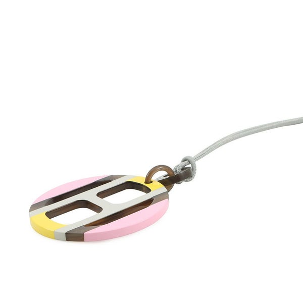 エルメス ネックレス Hエキップ Equipe バッファローホーン HERMES アクセサリー