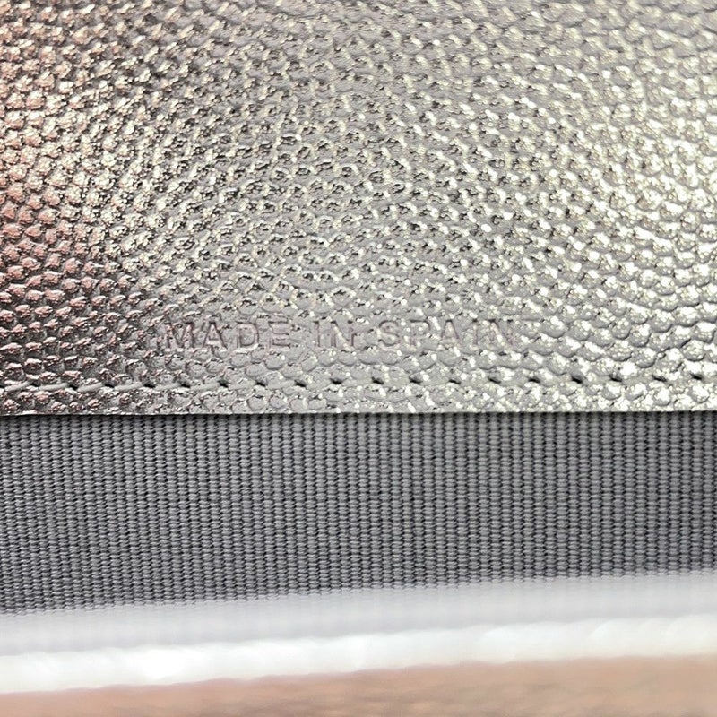 シャネル カードケース ココマーク メタリック キャビアスキン AP4705 CHANEL 名刺入れ