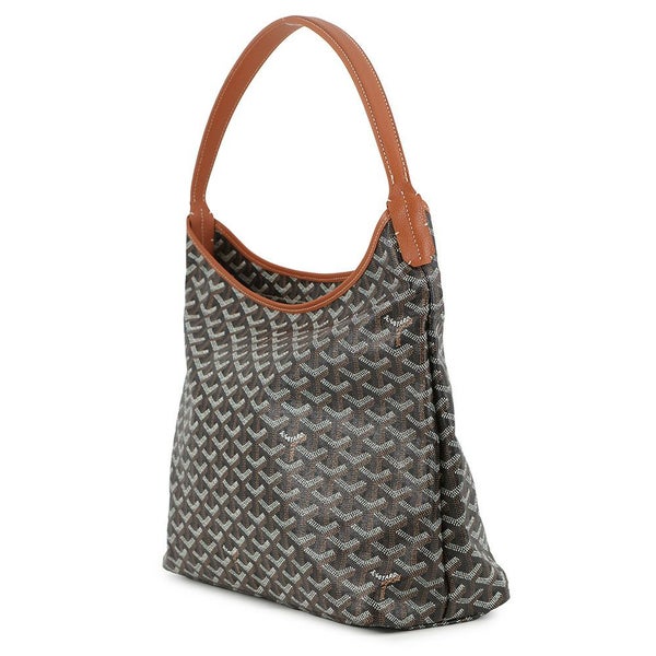 ゴヤール トートバッグ ボエム ホーボーバッグ PVC BOHEMEPMLTY01CL03P GOYARD ポーチ付き 黒 ブラウン