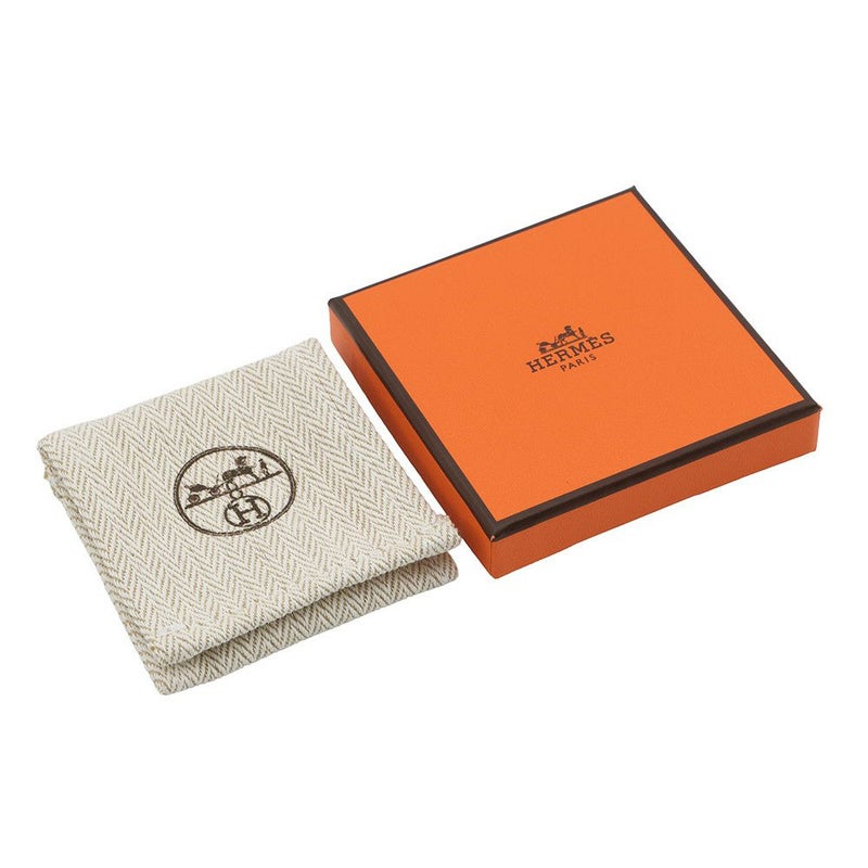 エルメス ピアス シングル H ブラック/シルバー金具 HERMES アクセサリー 片耳 黒