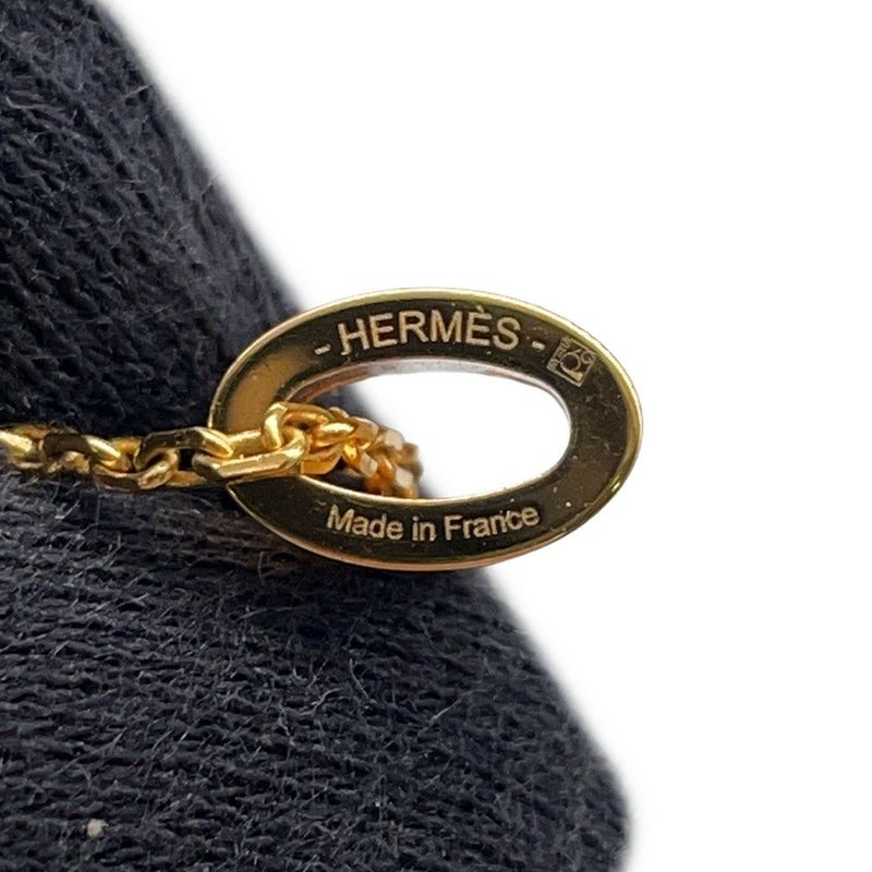 エルメス ネックレス ミニ・ポップアッシュ ピンク/ゴールド金具 HERMES アクセサリー
