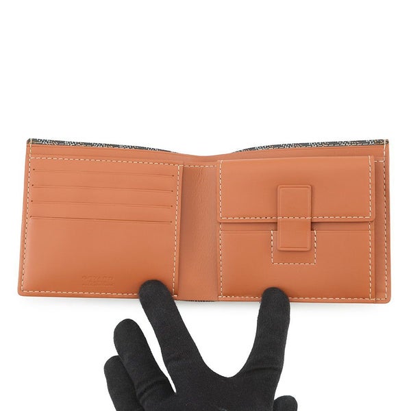 ゴヤール 二つ折り財布 ヘリボーン サンフロランタン PVC レザー APM110 GOYARD 財布 メンズ