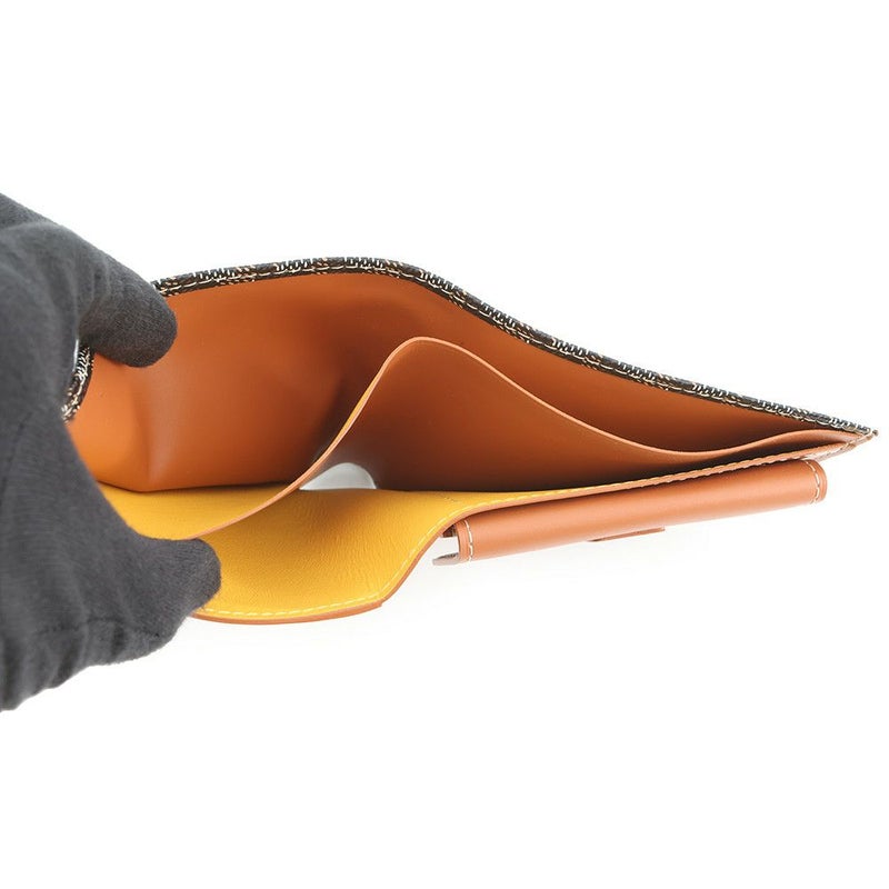 ゴヤール 二つ折り財布 ヘリボーン サンフロランタン PVC レザー APM110 GOYARD 財布 メンズ