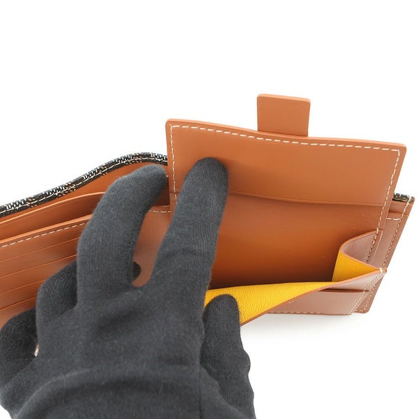 ゴヤール 二つ折り財布 ヘリボーン サンフロランタン PVC レザー APM110 GOYARD 財布 メンズ