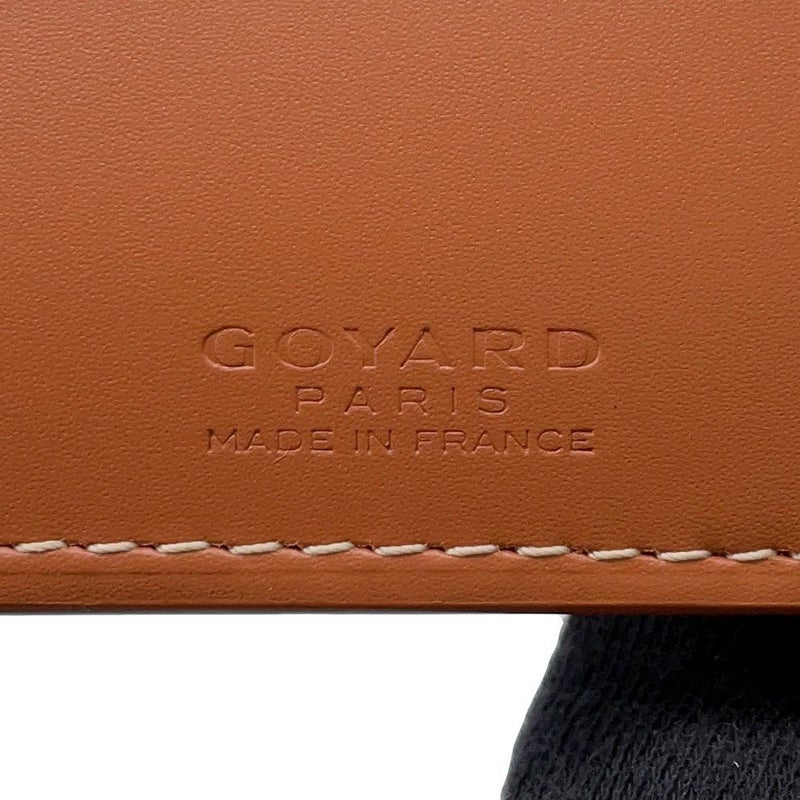 ゴヤール 二つ折り財布 ヘリボーン サンフロランタン PVC レザー APM110 GOYARD 財布 メンズ