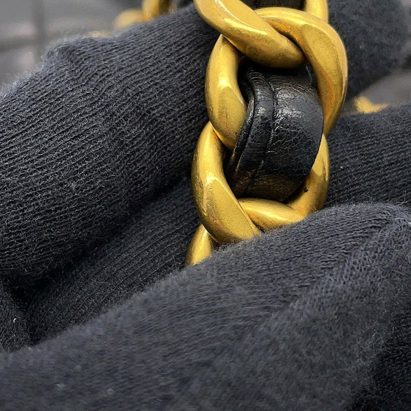 シャネル リュック ココマーク マトラッセ チェーンショルダー ラムスキン A10177 CHANEL バッグ バックパック 黒