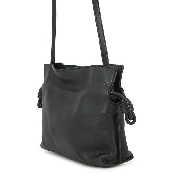 ロエベ ショルダーバッグ フラメンコ クラッチバッグ ミニ アナグラム レザー A411FC2X37 LOEWE 2way 黒
