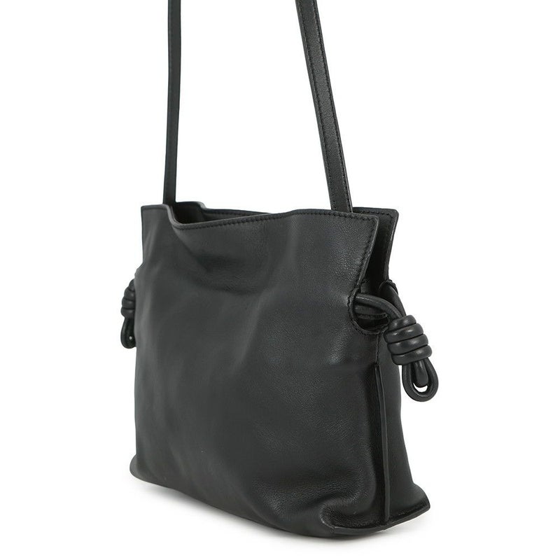 ロエベ ショルダーバッグ フラメンコ クラッチバッグ ミニ アナグラム レザー A411FC2X37 LOEWE 2way 黒