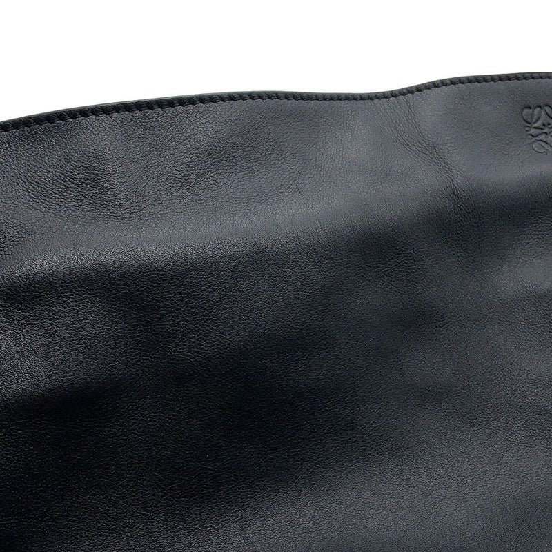 ロエベ ショルダーバッグ フラメンコ クラッチバッグ ミニ アナグラム レザー A411FC2X37 LOEWE 2way 黒