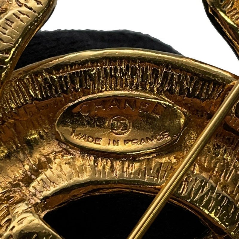 シャネル ブローチ ココマーク マトラッセ メタル ヴィンテージ CHANEL アクセサリー