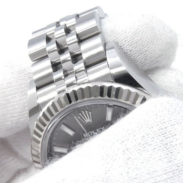 ロレックス レディ デイトジャスト SS/K18WG 279174 ROLEX 腕時計 ダークグレー文字盤