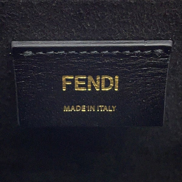 フェンディ ショルダーバッグ ボックス オリゾンタル ロゴ レザー 8BT340 FEND 2wayショルダーバッグ