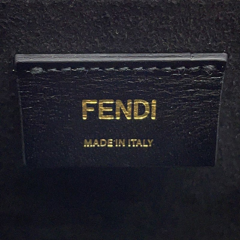 フェンディ ショルダーバッグ ボックス オリゾンタル ロゴ レザー 8BT340 FEND 2wayショルダーバッグ