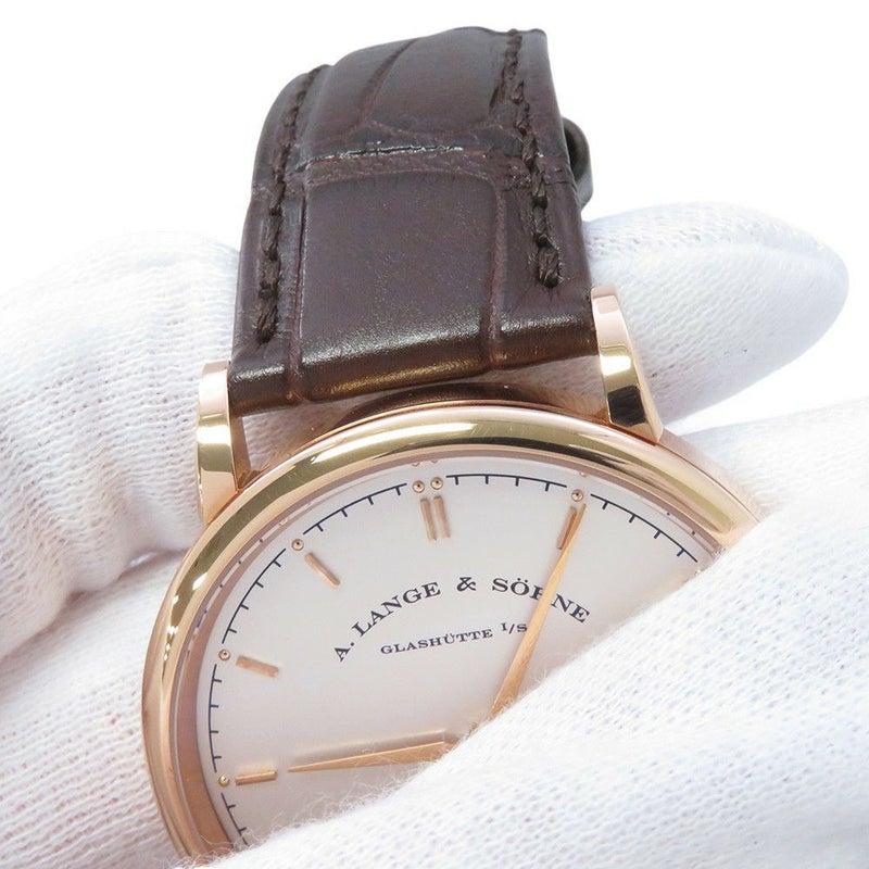 ランゲ&ゾーネ サクソニア 216.032/LS2164AD A.LANGE&SOHNE 腕時計 シルバー文字盤