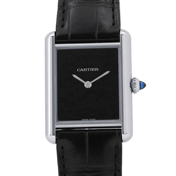 カルティエ タンク マスト ドゥ カルティエ ウォッチ LM WSTA0072 Cartier 腕時計 黒文字盤