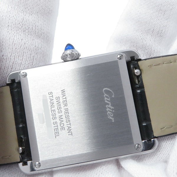 カルティエ タンク マスト ドゥ カルティエ ウォッチ LM WSTA0072 Cartier 腕時計 黒文字盤