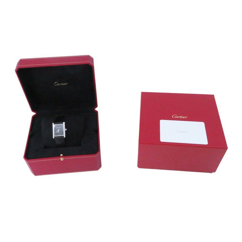 カルティエ タンク マスト ドゥ カルティエ ウォッチ LM WSTA0072 Cartier 腕時計 黒文字盤