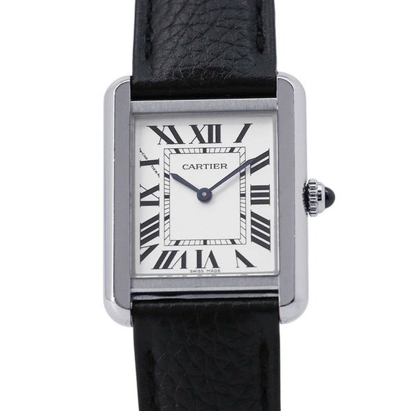 カルティエ タンク ソロ SM WSTA0030 Cartier 腕時計 シルバー文字盤 クォーツ