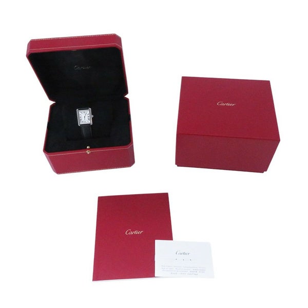 カルティエ タンク ソロ SM WSTA0030 Cartier 腕時計 シルバー文字盤 クォーツ