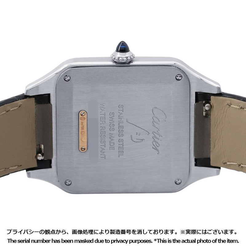 カルティエ サントス デュモン LM W2SA0037 Cartier 腕時計 シルバー文字盤