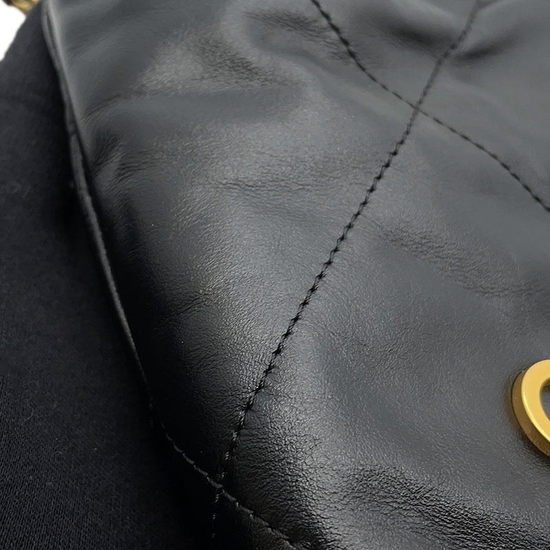 シャネル ハンドバッグ CHANEL 22 ミニ ココマーク シャイニーカーフレザー AS3980 CHANEL 2wayショルダー 黒