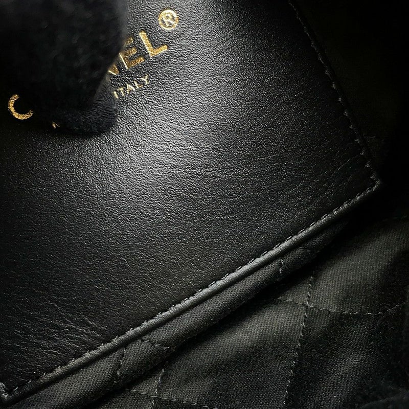 シャネル ハンドバッグ CHANEL 22 ミニ ココマーク シャイニーカーフレザー AS3980 CHANEL 2wayショルダー 黒