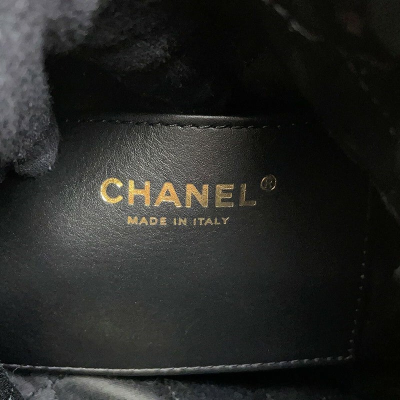 シャネル ハンドバッグ CHANEL 22 ミニ ココマーク シャイニーカーフレザー AS3980 CHANEL 2wayショルダー 黒