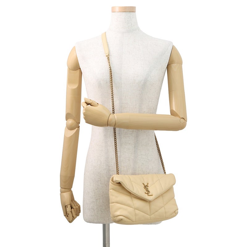 サンローランパリ チェーンショルダーバッグ ルル パファー レザー 620333 SAINT LAURENT PARIS