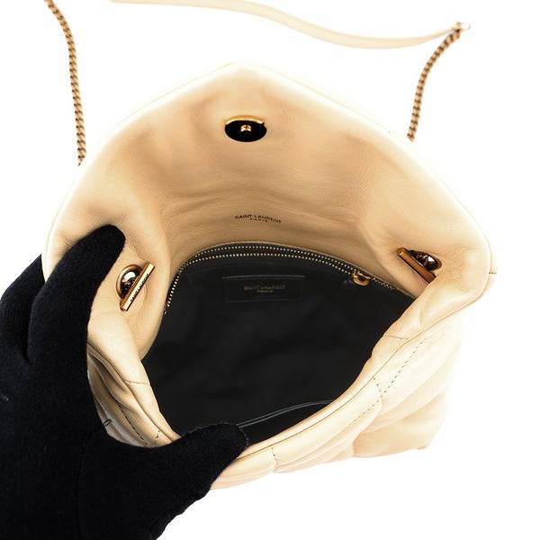 サンローランパリ チェーンショルダーバッグ ルル パファー レザー 620333 SAINT LAURENT PARIS