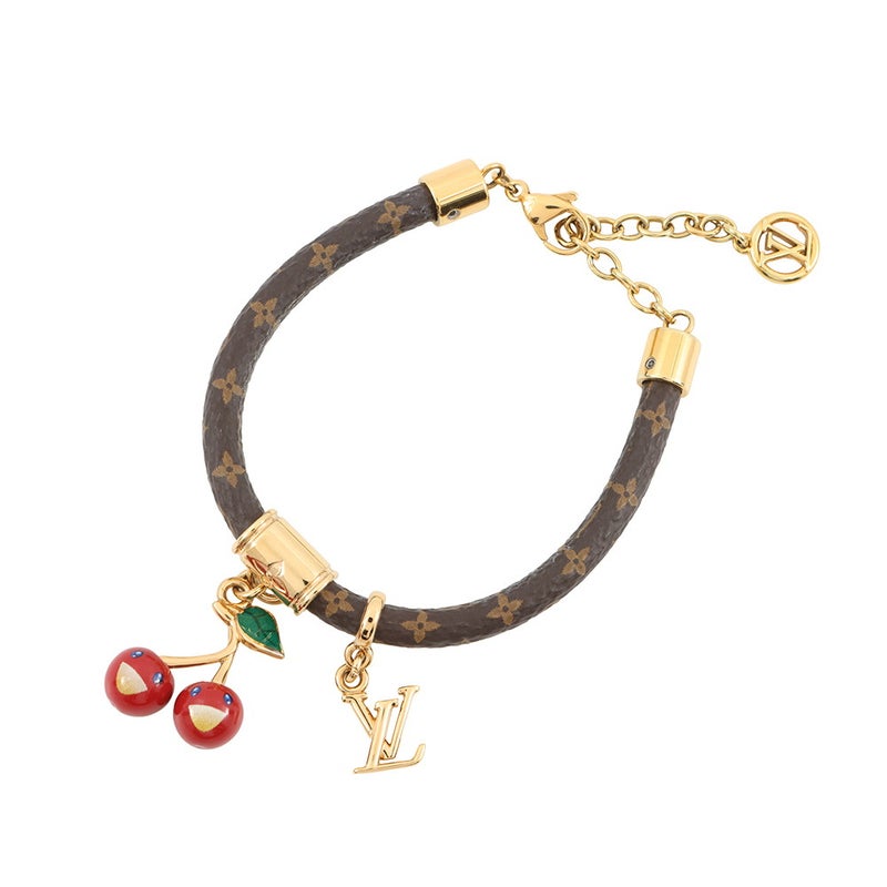 ルイヴィトン ブレスレット モノグラム LV x TM チェリー M8977Z LOUIS VUITTON アクセサリー 村上隆 コラボ
