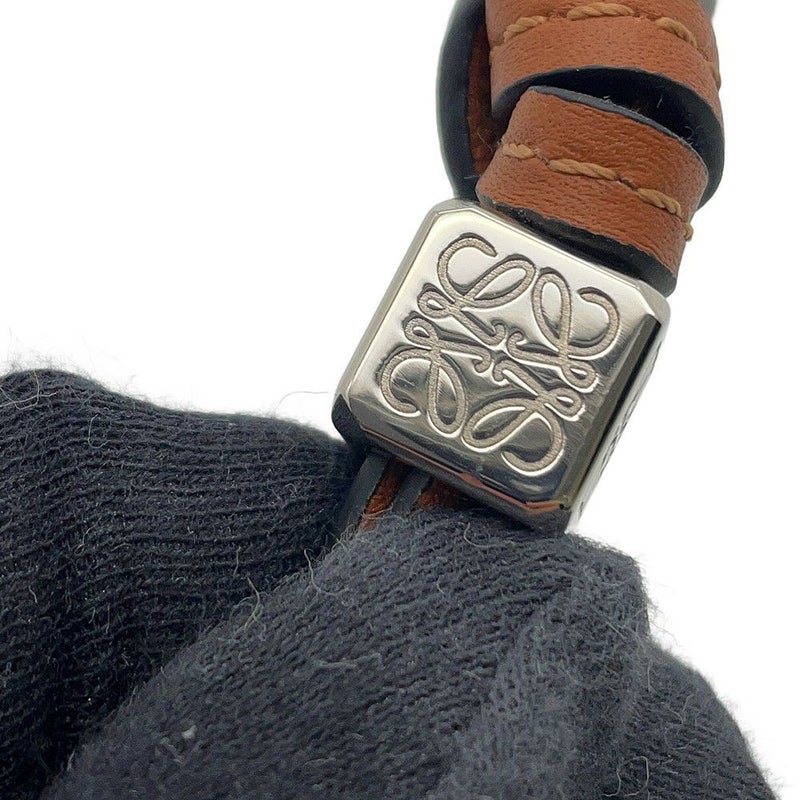 ロエベ ショルダーバッグ 亀モチーフ アナグラム ラフィア/レザー C621232X82 LOEWE ポシェット ポーチ