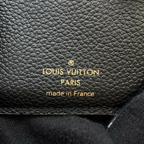 ルイヴィトン 二つ折り財布 モノグラム・アンプラント ポルトフォイユ・リサ M83365 黒 ブラック