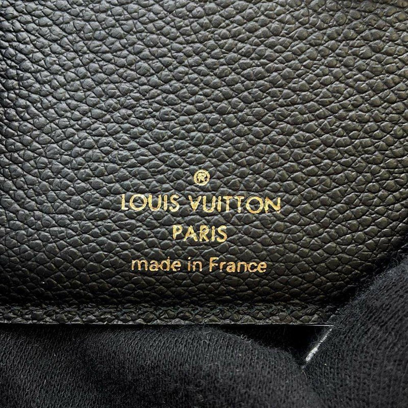 ルイヴィトン 二つ折り財布 モノグラム・アンプラント ポルトフォイユ・リサ M83365 黒 ブラック