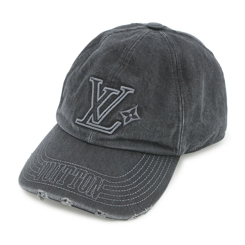 ルイヴィトン キャップ LV デニム ウォッシュド コットン M5235L LOUIS