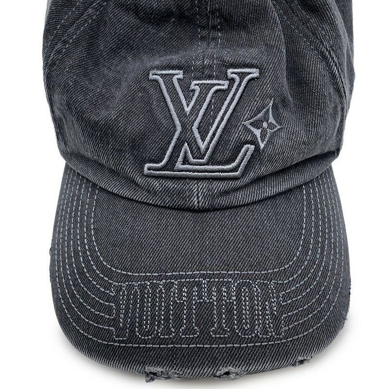 ルイヴィトン キャップ LV デニム ウォッシュド コットン M5235L LOUIS VUITTON 帽子
