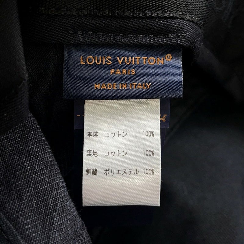 ルイヴィトン キャップ LV デニム ウォッシュド コットン M5235L LOUIS VUITTON 帽子