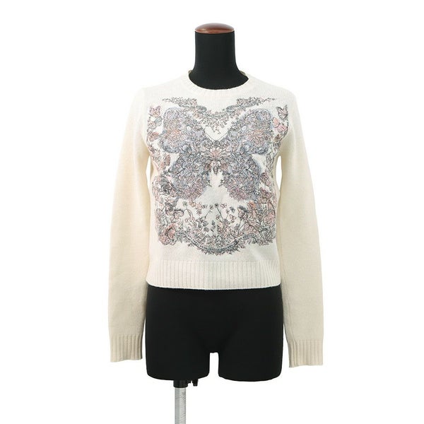 クリスチャン・ディオール ニット Butterfly Around The World セーター レディースサイズ34 414S57AM078 トップス