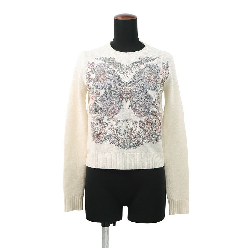 クリスチャン・ディオール ニット Butterfly Around The World セーター レディースサイズ34 414S57AM078 トップス