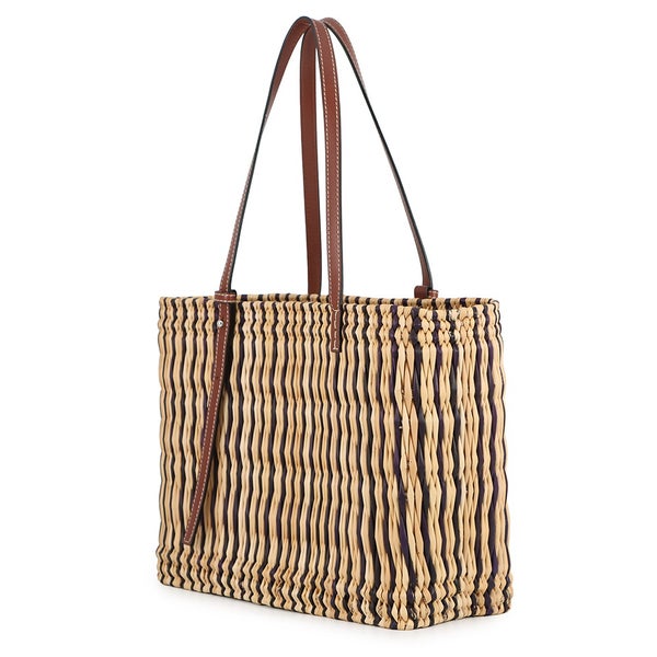 ロエベ トートバッグ アナグラム バスケットバッグ ラフィア A223099X02 LOEWE かごバッグ