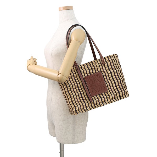 ロエベ トートバッグ アナグラム バスケットバッグ ラフィア A223099X02 LOEWE かごバッグ