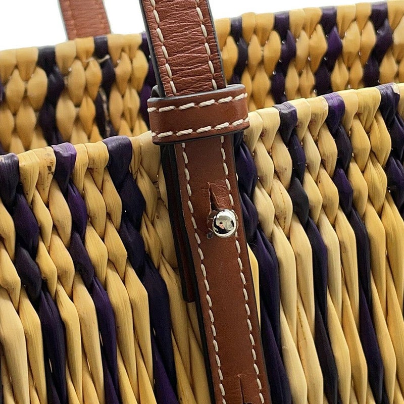 ロエベ トートバッグ アナグラム バスケットバッグ ラフィア A223099X02 LOEWE かごバッグ