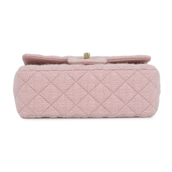 シャネル チェーンショルダーバッグ ミニ マトラッセ 20 ココマーク ツイード A69900 CHANEL