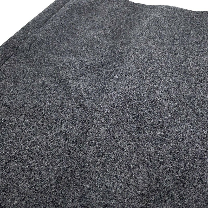 エルメス スカート バスク付き ウール レザー レディースサイズ36 HERMES ボトムス 黒